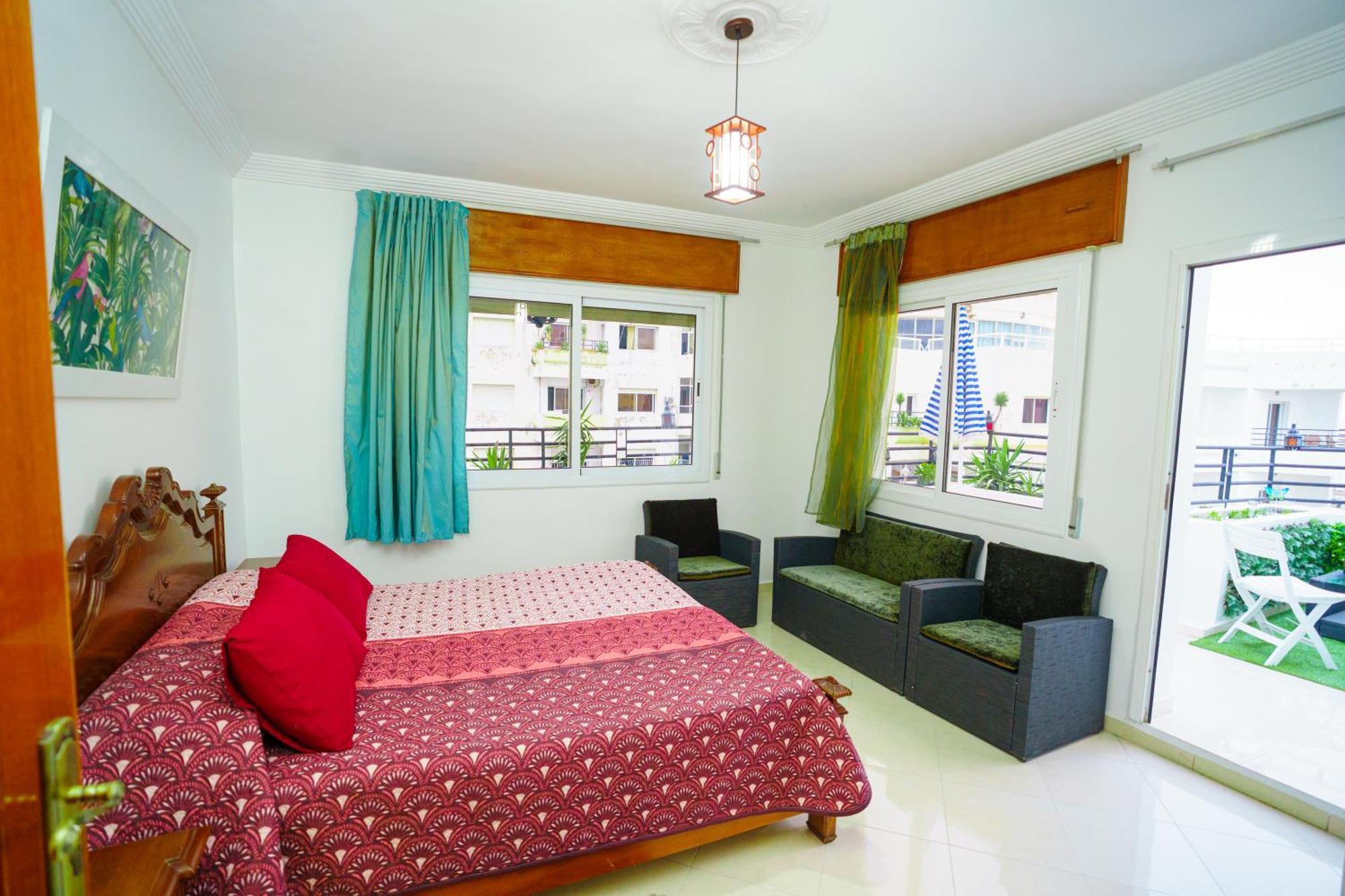 Bright Apartment With Sea View, Few Steps Away From The Tgv Tanger Kültér fotó