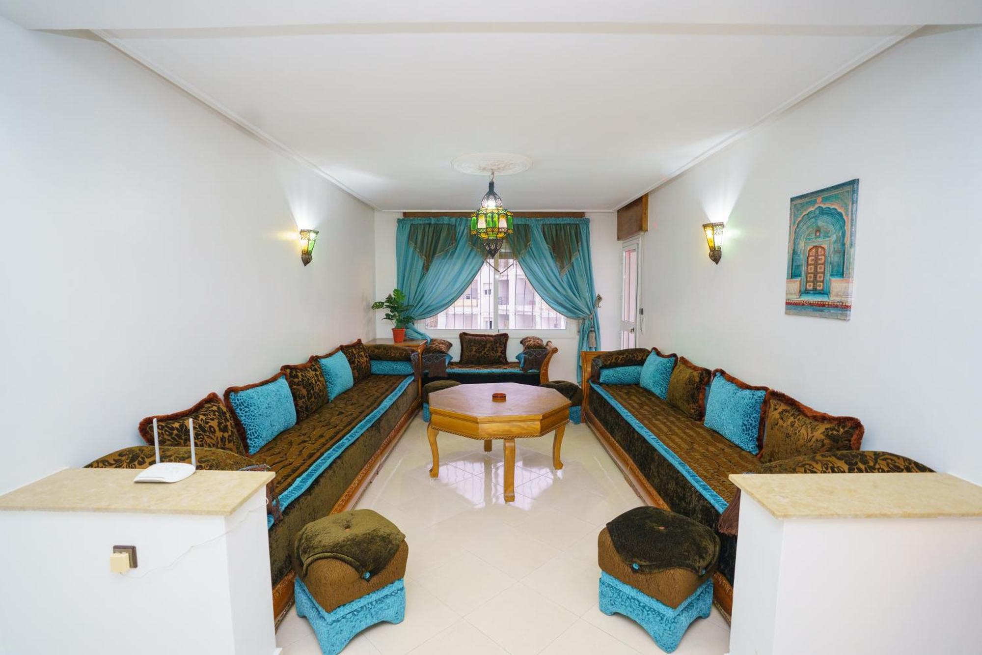 Bright Apartment With Sea View, Few Steps Away From The Tgv Tanger Kültér fotó