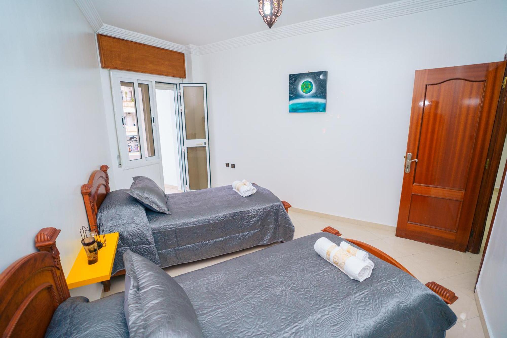 Bright Apartment With Sea View, Few Steps Away From The Tgv Tanger Kültér fotó